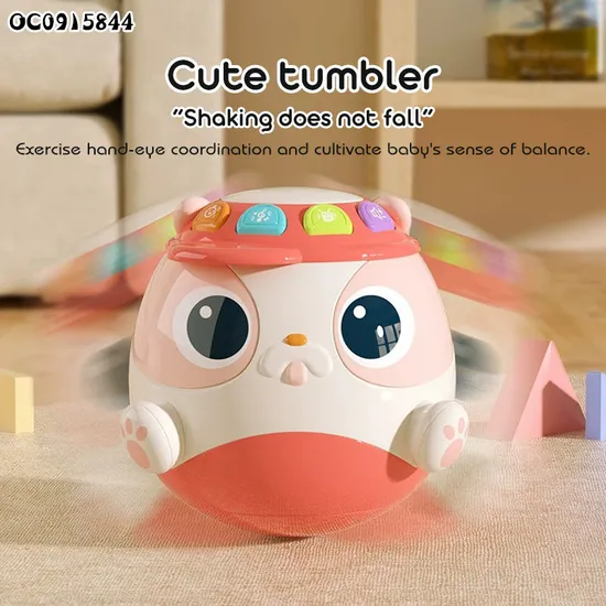 Wholesale Electronic Learning Electronic Piano Hand Drum Musical Instrument Toy with Light and Sound