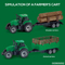 Wholesale Montessori Educational Farm Toys Animals for Kids with Plastic Truck