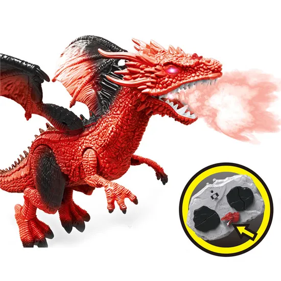 Remote Control Wholesale Plastic Sound Light RC Dinosaur Walking Emulational Model Toys for Kids