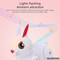 Wholesale Hot Selling Baby Flashing LED Light up Rabbit Dolls Battery Operated Animals Musical Electric Toy for Kids