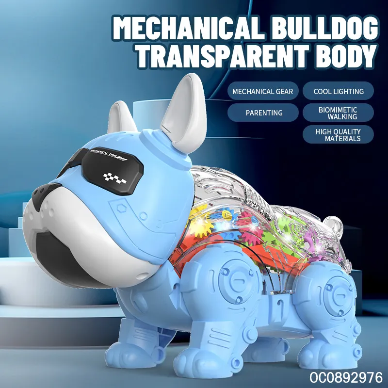 Wholesale Intelligent Electric Walking Remote Control Dog Toys with Lights and Sound