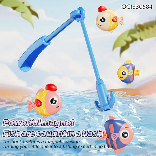 2026 New Arrival Funny Kids Interactive Indoor Games Battery Operated Swimming Fish Table Game Machine Toy with Lighted up Tank
