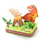 Stem New Montessori Toys Early Educational 3D Animal Custom Dinosaur World Colorful Cartoon Cardboard Jigsaw Puzzle Toy