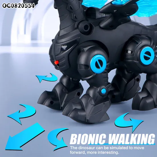 Wholesale Plastic Electronic Walking Dinosaur Toys with Water Mist Spray