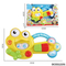 Wholesale Montessori Light Cartoon Music Electronic Keyboard Piano Musical Sensory Touch Baby Bed Bell Toy