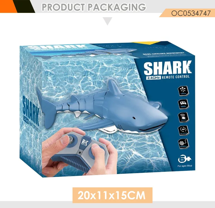 Wholesale Swimming Pool RC Animal Remote Control Shark Plastic Toys for Kids