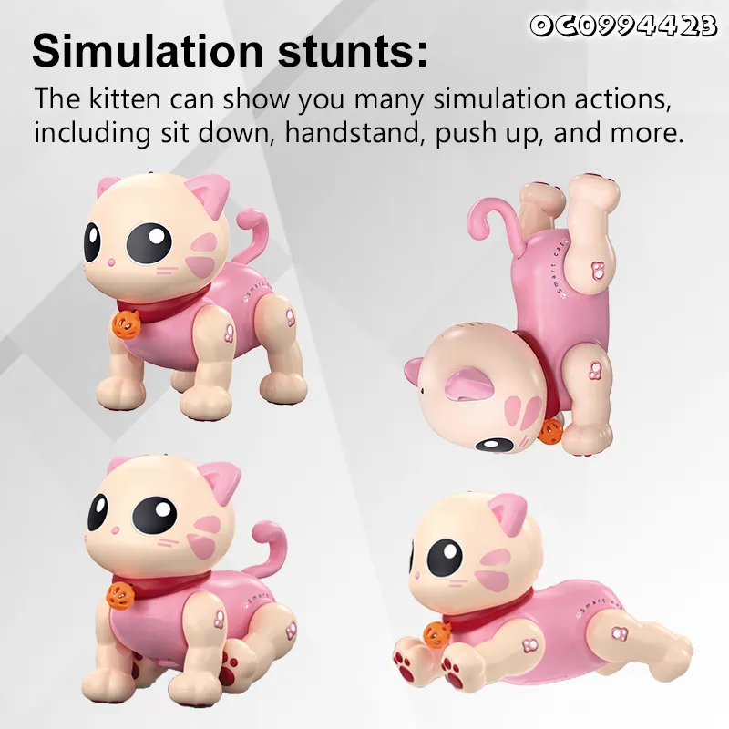 Wholesale Singing and Dance Plastic Remote Control Intelligent Interactive RC Music Robot Pet Animal Toy for Kids