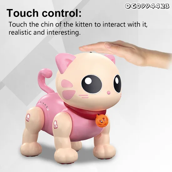 Wholesale Singing and Dance Plastic Remote Control Intelligent Interactive RC Music Robot Pet Animal Toy for Kids