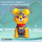 Wholesale Unique Electric Tiger Cartoon Plastic Animal Children Electric Toy with Light and Music