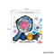 Wholesale Summer Montessori Rubber Cartoon Sea Animal Figure Custom Bath Fishing Water Gift Bath Toy for Kids
