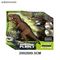 Wholesale Battery Operated Realistic Movable Large Plastic Walking Spray T Rex Dinosaur Model Toy Light up with Mist Action