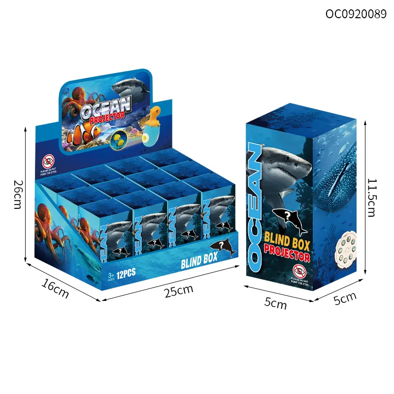 Wholesale Montessori Educational Animals Mini Projection Flashlight Light Children Toy Sets for Kids