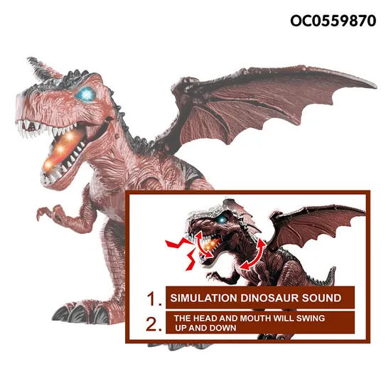 Wholesale Battery Operated Toy Walking Dinosaurs Toy with Light Music No Reviews Yet