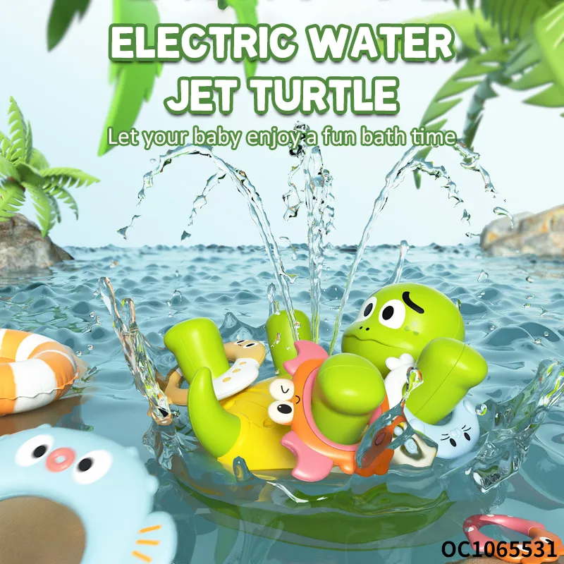 Wholesale Children Interactive Shower Bathroom Bathtub Water Spray Electric Animal Game Toy for Children
