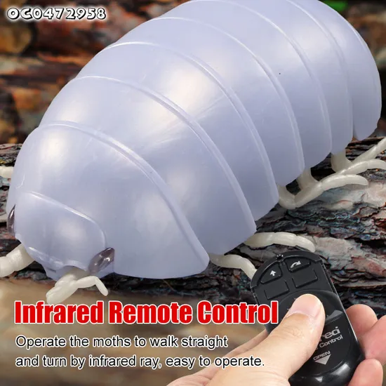 Wholesale Funny Cheap Remote Control Plastic Realistic Insects Simulation Pill Bug Model DIY Animal Toy