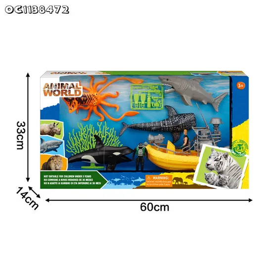 Wholesale Kids Learning Educational Hot Selling Mini Plastic Animal Toy