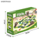 Dinosaur Theme Electric Toy Cars Train Set for Kids with 266PCS Assemble Flexible Multiple Tracks Games Toy with Liqht and Music
