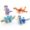 Wholesale Montessori 4PCS Cognitive Educational DIY 3D Dinosaur Wooden Block Toy for Kids