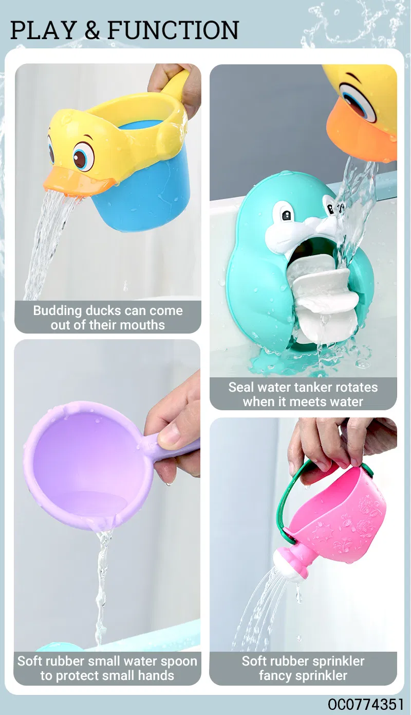 Wholesale Lovely Water Animal Shower Baby Bath Toys Duck
