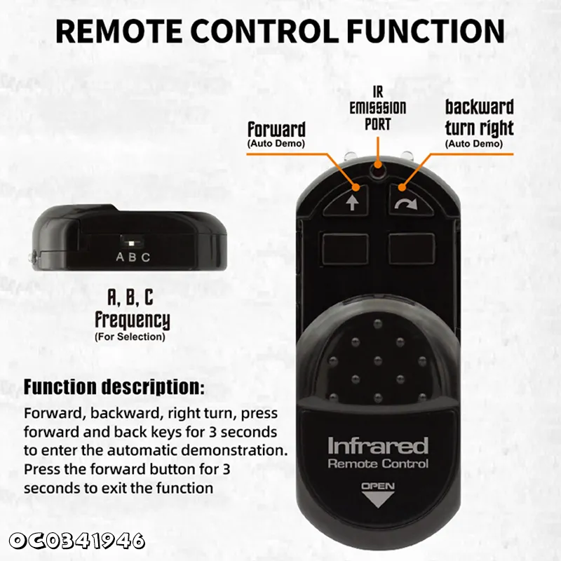 Wholesale Funny 360 Degree Rotating Plastic Realistic Simulation Infrared Remote Control Crawling Spider Toy for Kid