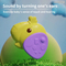 Noise Maker Sensory Toys Soft Ring Rattles for Babies Soft Toy 0 to 12 Months Toy with Elephant Storage Box