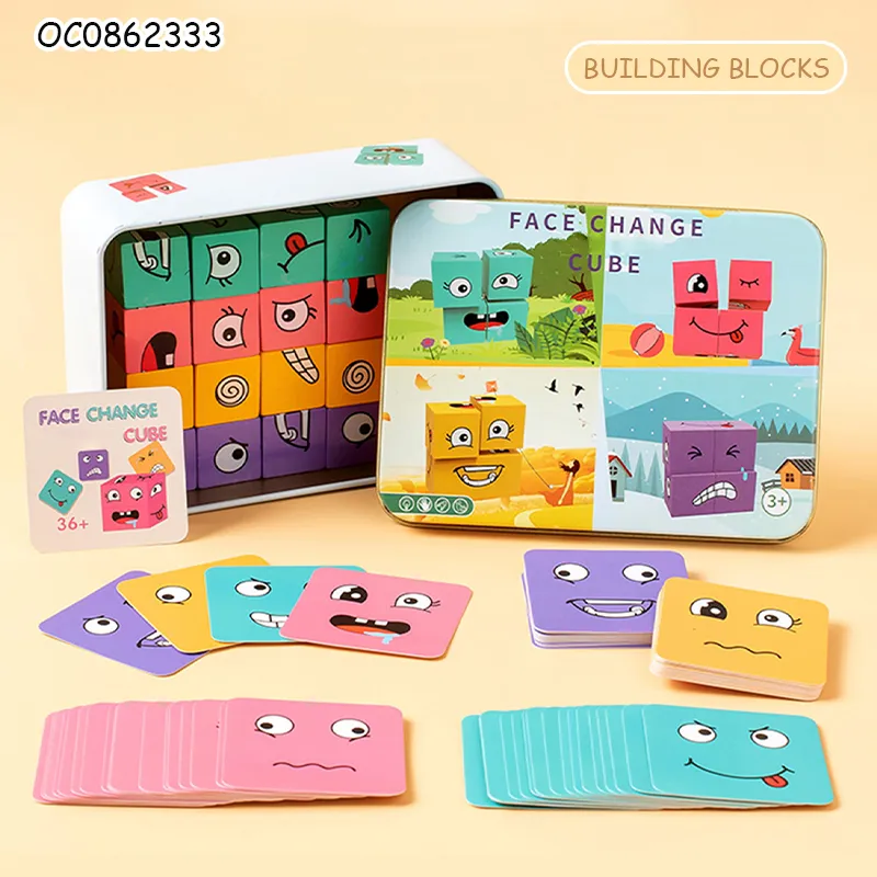 Wholesale Montessori Educational Board Blocks 3D Wooden Popular DIY Toy for Kids