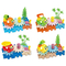 Wholesale DIY Funny Light Popular DIY Plastic Building Block Truck Toys