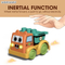 Wholesale Lighted up Creative Montessory Plastic Building Blocks Truck Model Toy for Kids