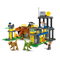 Wholesale Montessori Educational Plastic Mini Dinosaur Building Blocks Toy for Kids