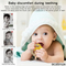 Wholesale Montessori Lovely Rubber Sensory Teether Silicone Baby Teethers Rings Rattle Toys
