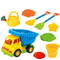 Wholesale Creative Play Beach Bucket and Spade Sand Sea Animals Hand Push Truck Plastic Outdoor Toy