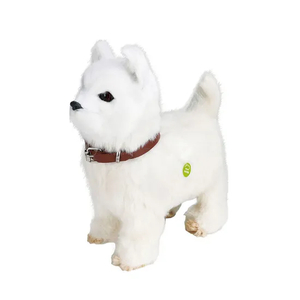 Wholesale Kids Plastic Battery Operated Dog Model Custom Plush Stuffed Animal Walking Toy
