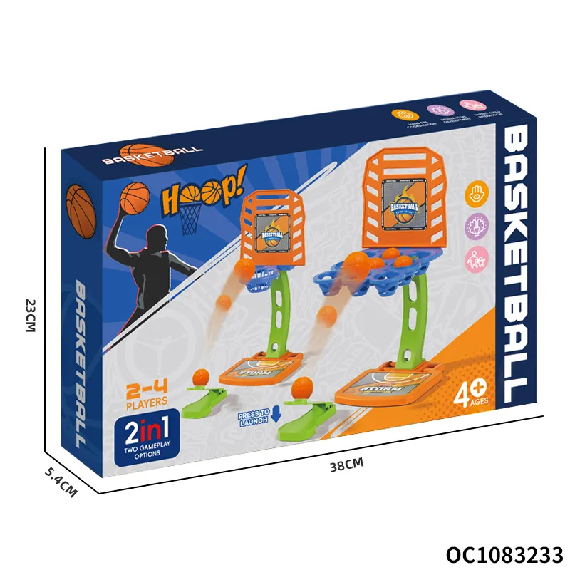 Wholesale Montessori Baby Bouncing Ball Mini Basketball Hoop Shooting Portable Table Interactive Games Toy for Kids
