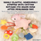Wholesale Stuffed Doll Rabbit Cute Fabric Pull Hanging Baby Plush Sensory Activity Toy