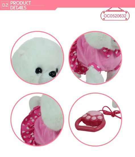 Wholesale Stuffed Pet Plush Animals Cartoon Dog Interactive Toys