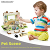 Wholesale Educational Dog Plush Pet Pretend Children's House Play Gift Set