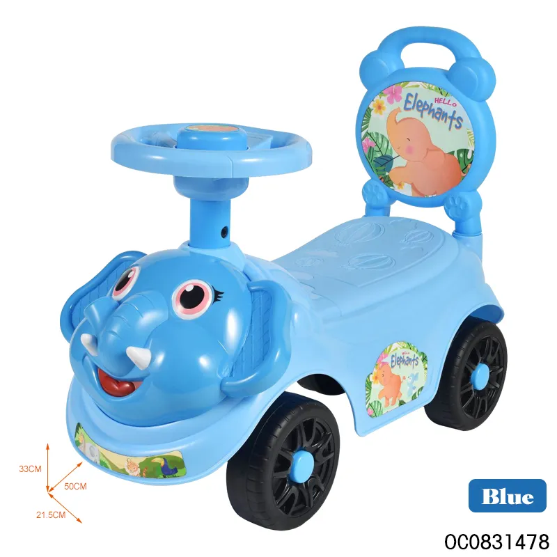 Wholesale Plastic Kids Children Cartoon Baby Ride on Toy Swing Car
