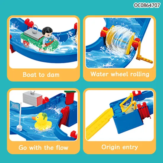 Wholesale Educational Electric Plastic DIY Track Play Children's Bath and Water Game Toys