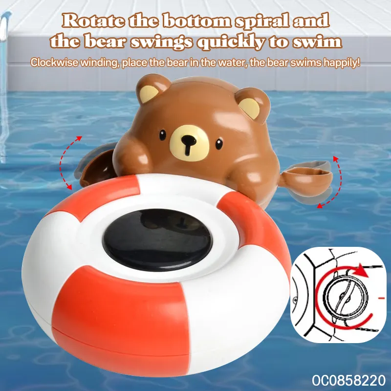 Wholesale Children Bathroom Cartoon Bear Water Baby's Baby Bath Toys