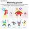 Custom Puzzle Brain Games Board Cards Wooden Animal Jigsaw Puzzle Children Games Toy for Kids
