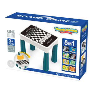 Wholesale Family Classic Kids 8 in 1 International Play Chess Board Game for Childrens