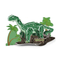 3D Cardboard Printing Service Three Dimensional Children Puzzle Assembly Brachiosaurus Toy Dinosaur World Jigsaw Puzzles Toy for Kid