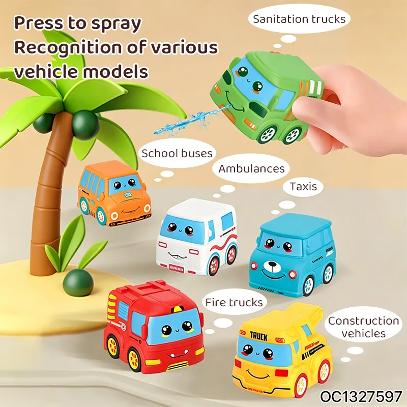 Wholesale Spray Water Bath Montessori Rubber Sensory Baby Bath Bathing Games Shower Toy