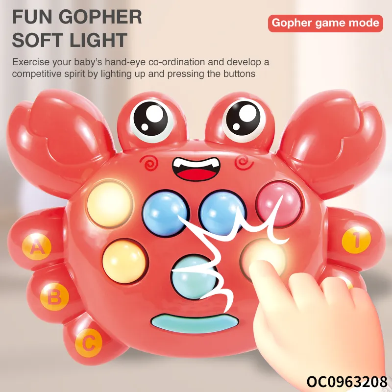 Wholesale Interactive Intelligence Kids Children Funny Electronic Plastic Whack a Mole Game with Light Music