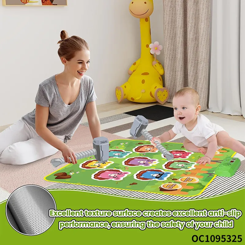 Wholesale Interactive Classic Electric Whack a Mole Game 2 Players Plastic Baby Family Board Game
