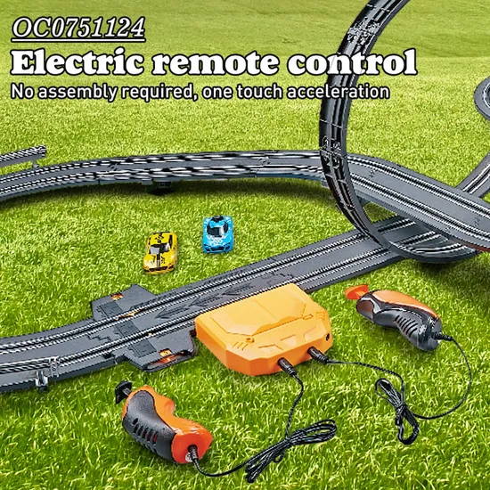 Cool B/O 1/64 Plastic Electric Powered Slot Car Race Track Toy for Children