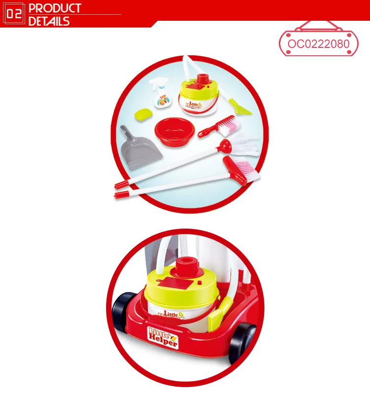 Wholesale Kids Plastic House Battery Operation Plastic Cleaning Educational Toy