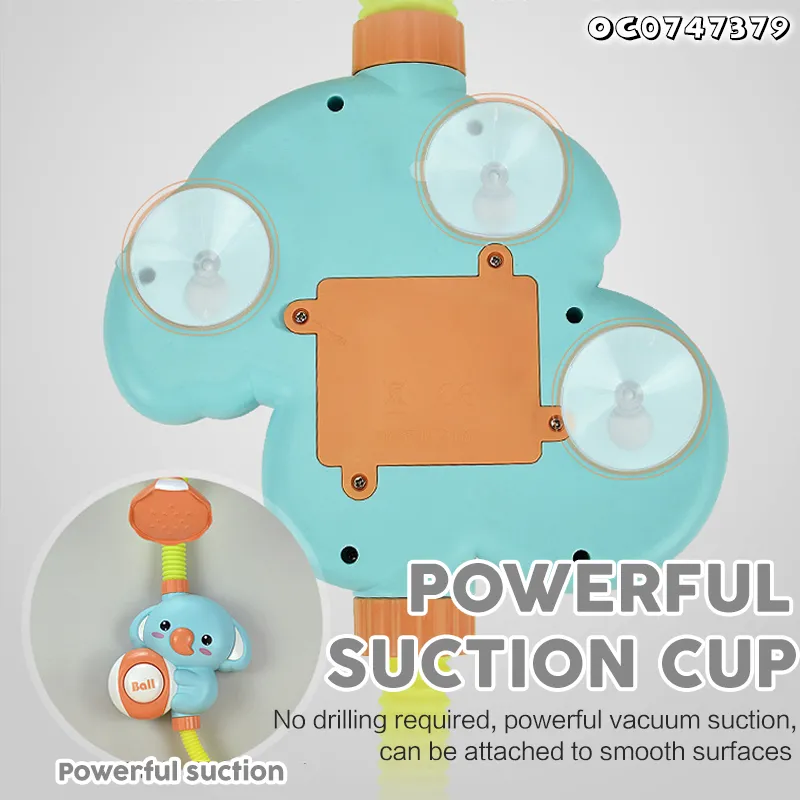 Wholesale Water Electric Shower Baby Shower Elephant Bath Flower Sprinkler Water Toys for Children