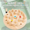 High Quality Interactive Children Educational Custom Montessori Color Wooden Chess Board Game Toy for Kids