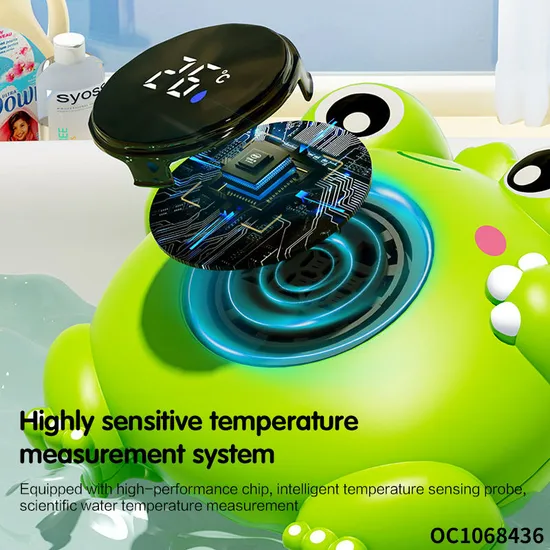 Wholesale Battery Operated Water Bathtub Friendly Baby Products Bath Floating Cartoon Frog Toy